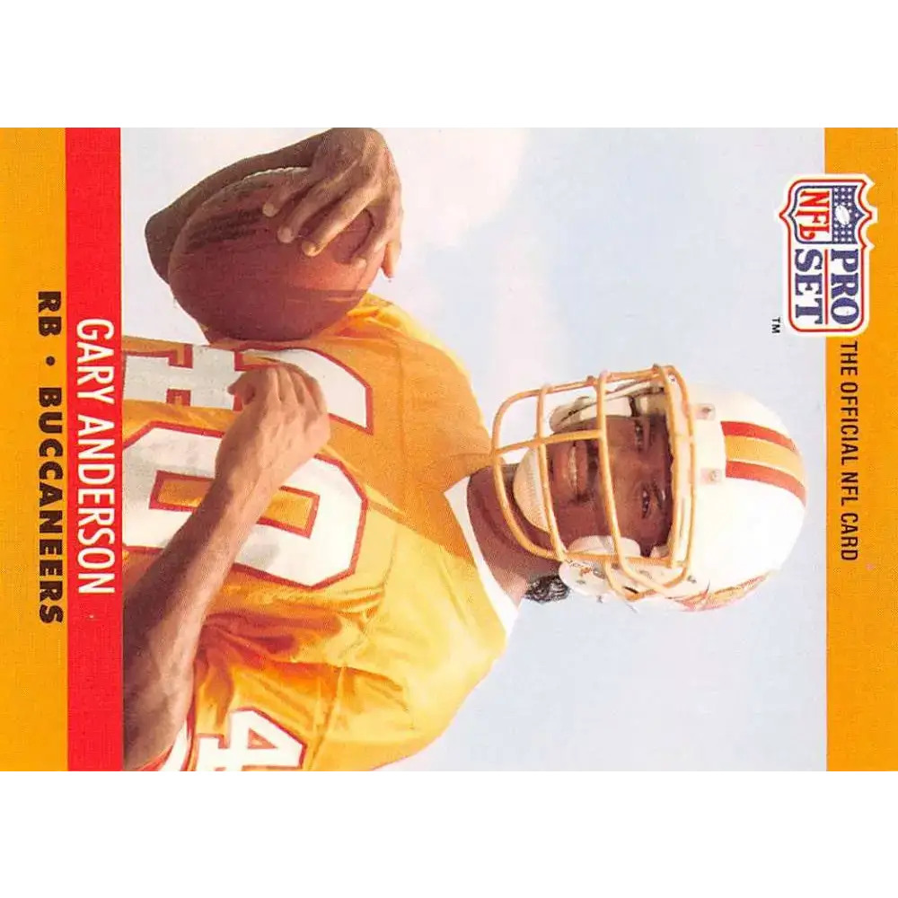 1990 Pro Set #652 Gary Anderson NM-MT Tampa Bay Buccaneers Football Card - Football Card Single