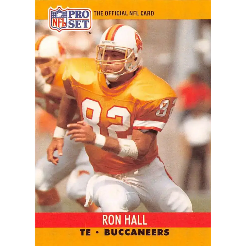 1990 Pro Set #655 Ron Hall NM-MT Tampa Bay Buccaneers Football Card - Football Card Single