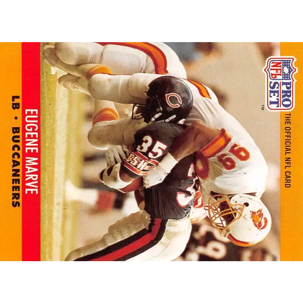 1990 Pro Set #656 Eugene Marve NM-MT Tampa Bay Buccaneers Football Card - Football Card Single