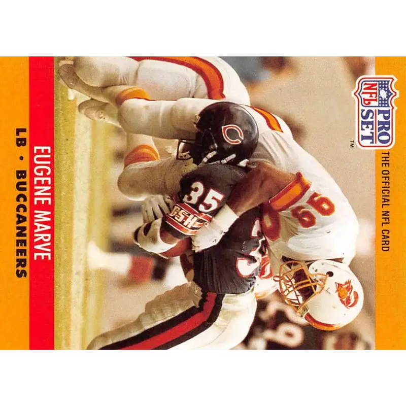 1990 Pro Set #656 Eugene Marve NM-MT Tampa Bay Buccaneers Football Card - Football Card Single