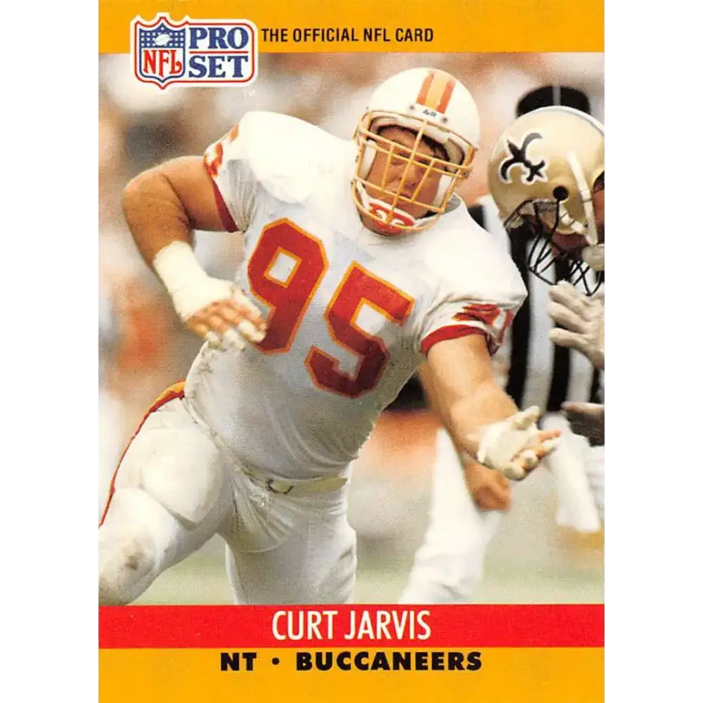 1990 Pro Set #657B Curt Jarvis NM-MT Tampa Bay Buccaneers Football Card - Football Card Single