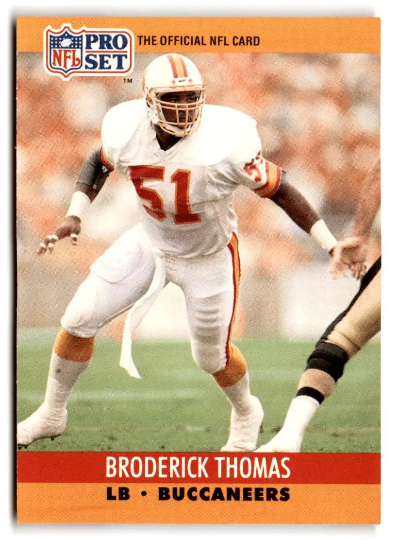 1990 Pro Set #659 Broderick Thomas - Football Card Single