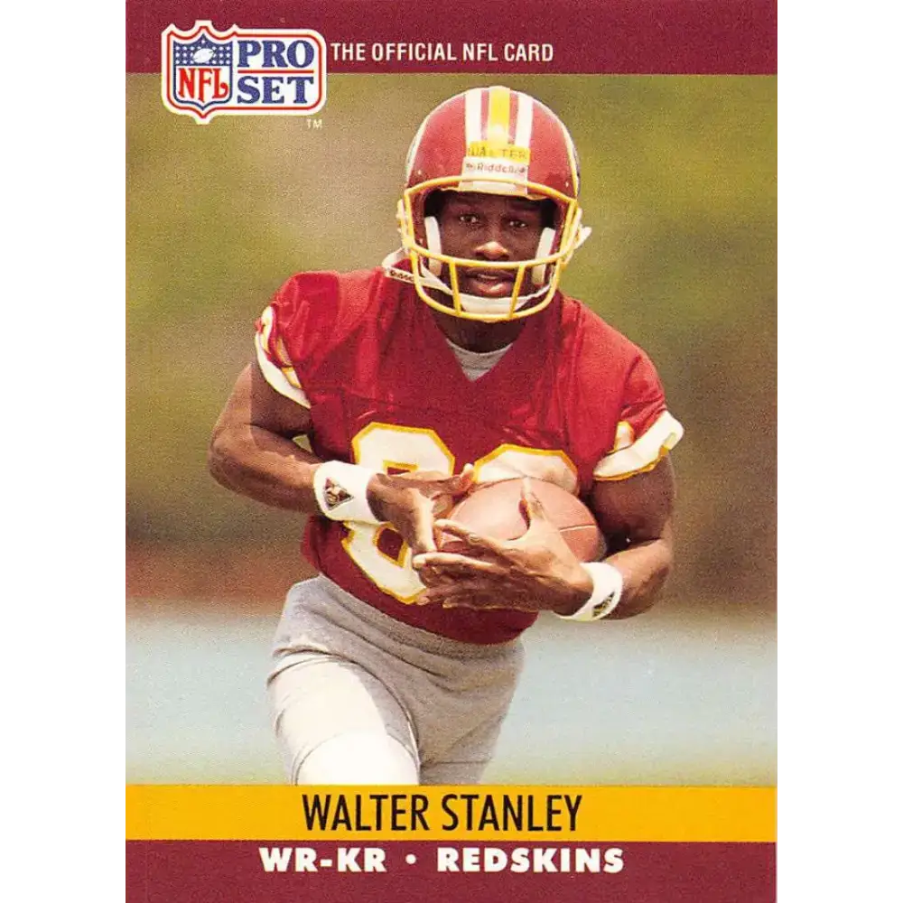 1990 Pro Set #666 Walter Stanley NM-MT Washington Redskins Football Card - Football Card Single