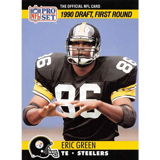 1990 Pro Set #689 Eric Green NM-MT RC Rookie Pittsburgh Steelers Football Card