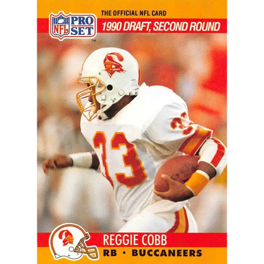 1990 Pro Set #699 Reggie Cobb NM-MT RC Rookie Tampa Bay Buccaneers Football Card - Football Card Single