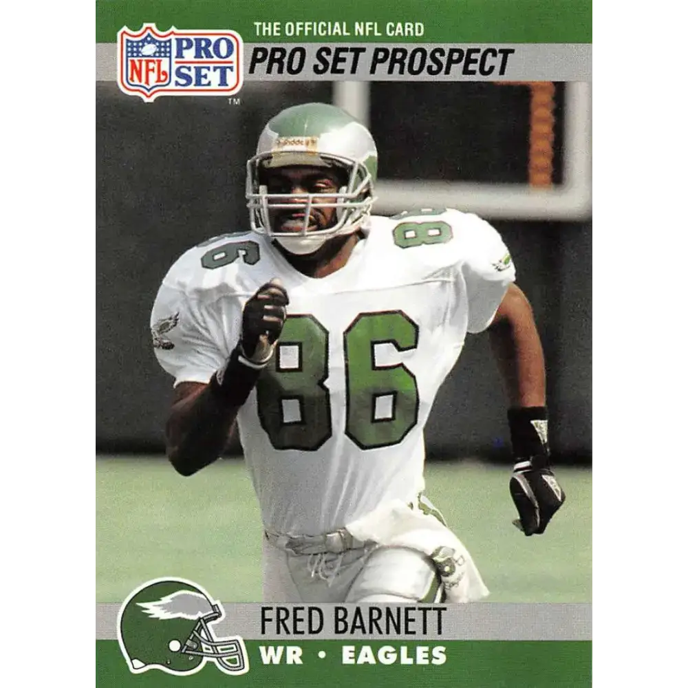 1990 Pro Set #746 Fred Barnett NM-MT RC Rookie Philadelphia Eagles Football Card - Football Card Single