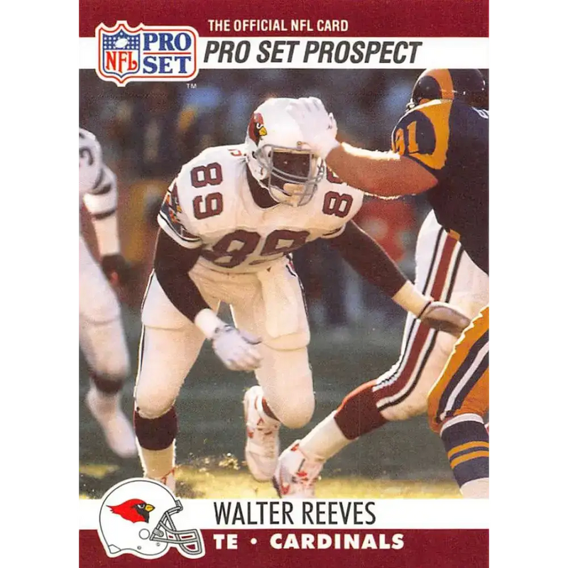 1990 Pro Set #747 Walter Reeves NM-MT RC Rookie Phoenix Cardinals Football Card - Football Card Single