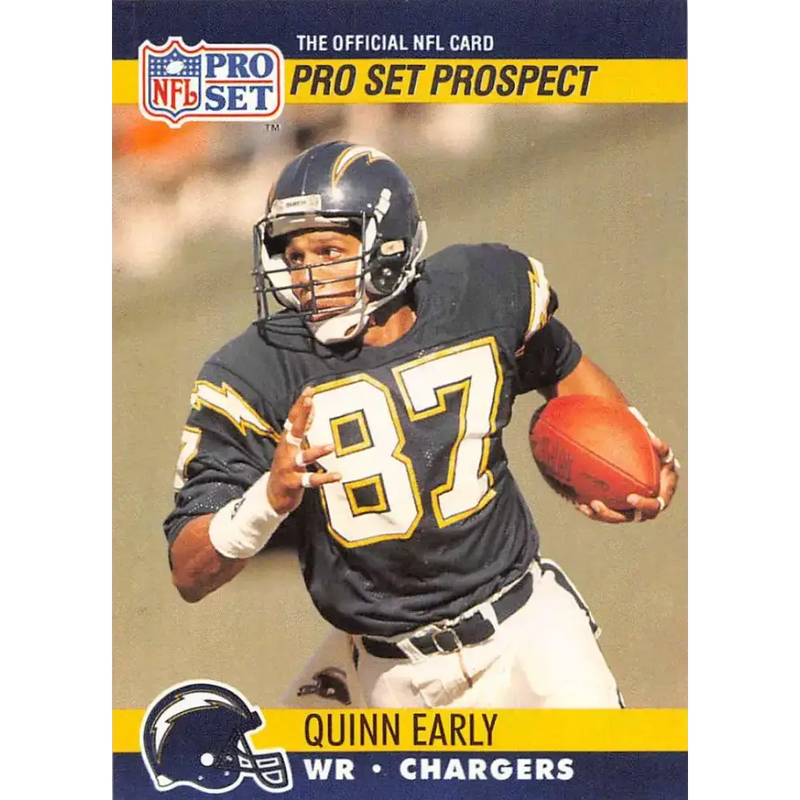 1990 Pro Set #749 Quinn Early NM-MT San Diego Chargers Football Card - Football Card Single