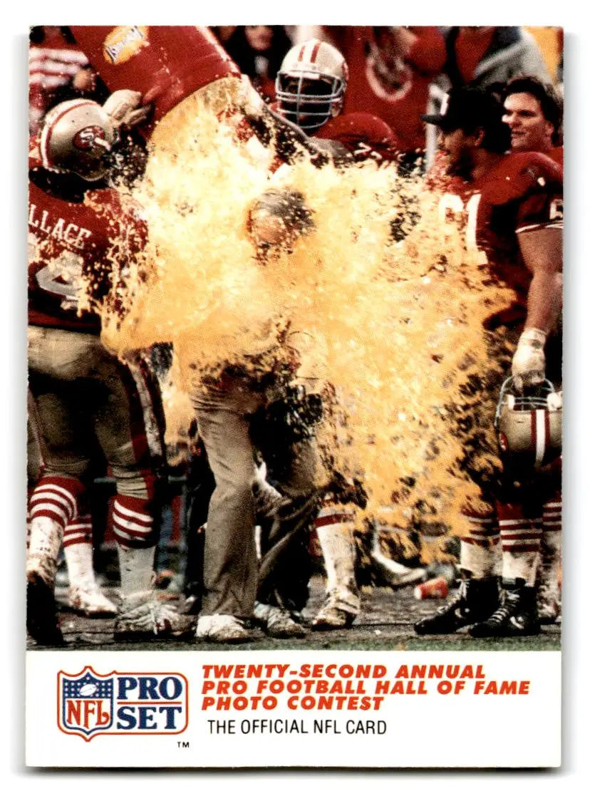 1990 Pro Set #795 Gatorade Shower - Football Card Single