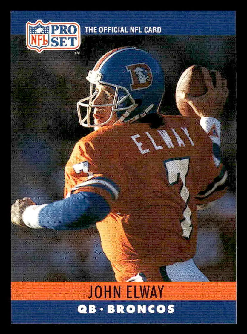 1990 Pro Set #88 John Elway - Football Card Single