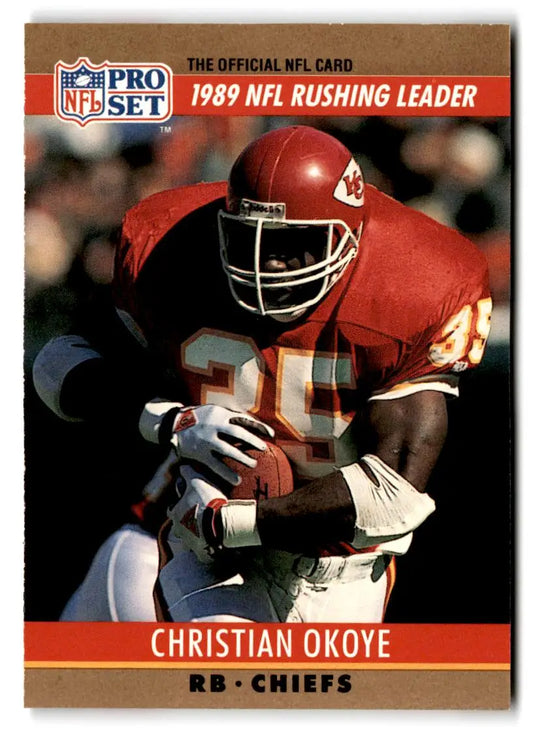 1990 Pro Set #9 Christian Okoye - Football Card Single
