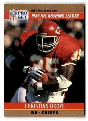1990 Pro Set #9 Christian Okoye - Football Card Single