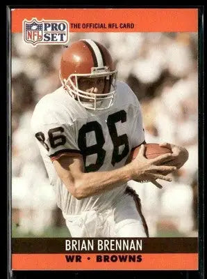 1990 Pro Set Brian Brennan #470 Cleveland Browns - Football Card Single