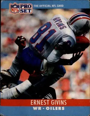 1990 Pro Set FACT Cincinnati #119 Ernest Givins - Football Card Single