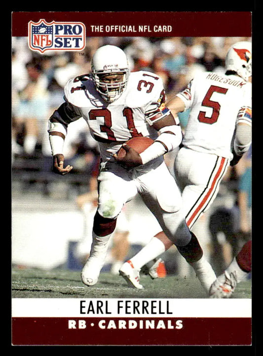 1990 Pro Set FACT Cincinnati #255 Earl Ferrell - Football Card Single