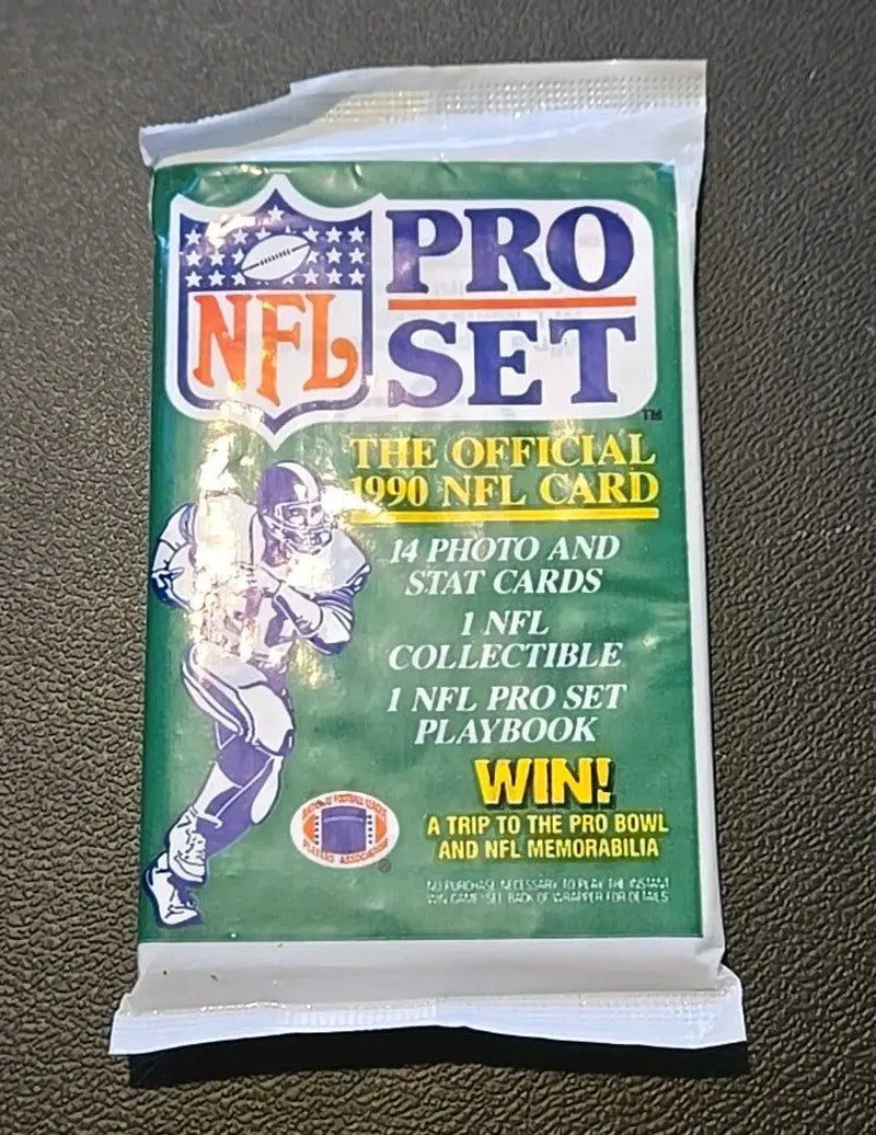 1990 Pro Set Football Series 1 Lot Of 6 Packs - 14 Cards Per Pack - Football Card Box