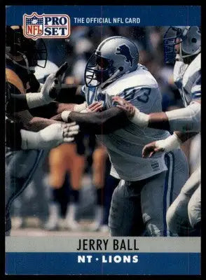 1990 Pro Set Jerry Ball 96 Detroit Lions