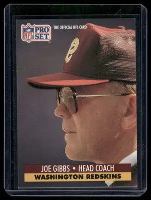 1990 Pro Set Joe Gibbs #324 Football - Football Card Single