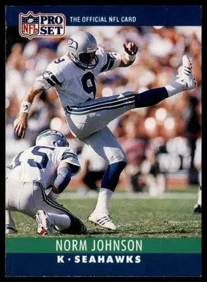 1990 Pro Set Norm Johnson 302 Seattle Seahawks