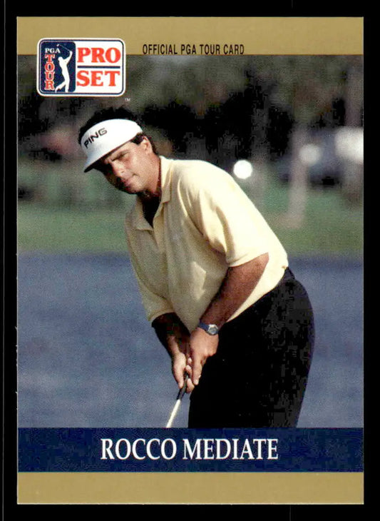 1990 Pro Set PGA Tour #15 Rocco Mediate - Golf Card Single