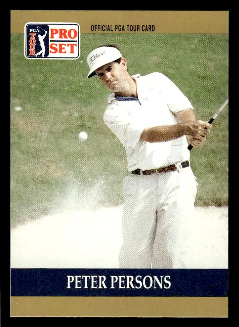 1990 Pro Set PGA Tour #18 Peter Persons - Other