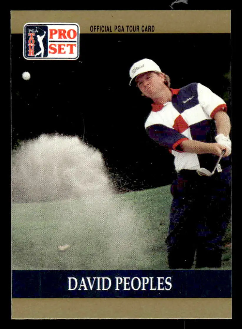 1990 Pro Set PGA Tour #57 David Peoples - Other