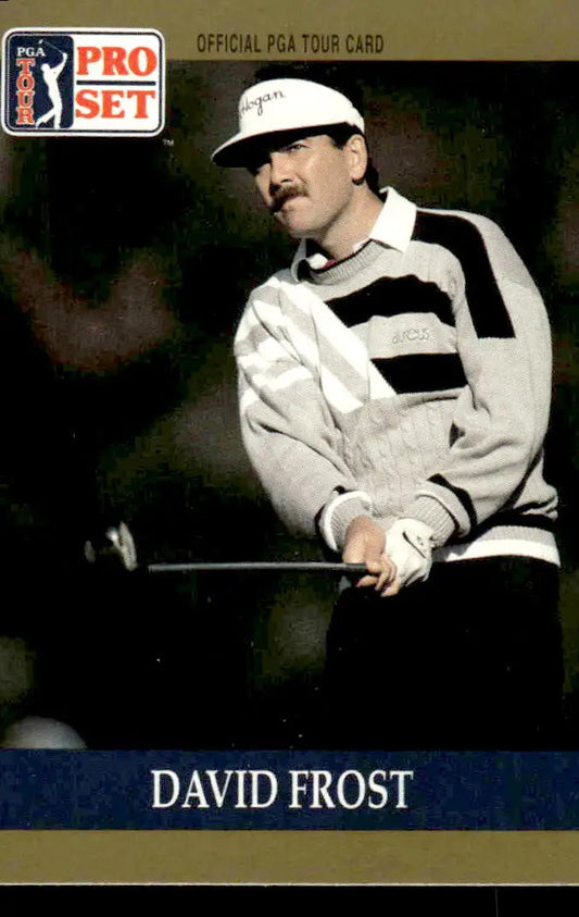 1990 Pro Set PGA Tour #58 David Frost - Golf Card Single