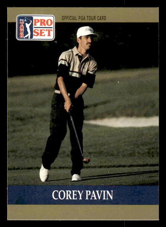 1990 Pro Set PGA Tour #62 Corey Pavin - Golf Card Single