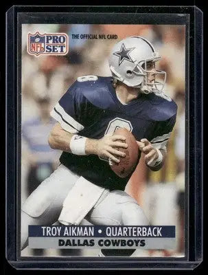 1990 Pro Set Troy Aikman #128 Football - Football Card Single