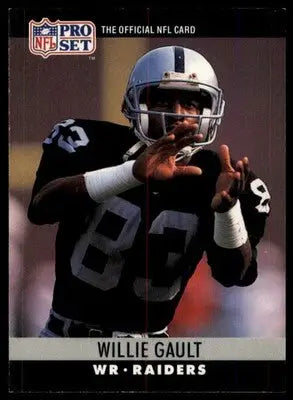 1990 Pro Set Willie Gault 153 Los Angeles Raiders