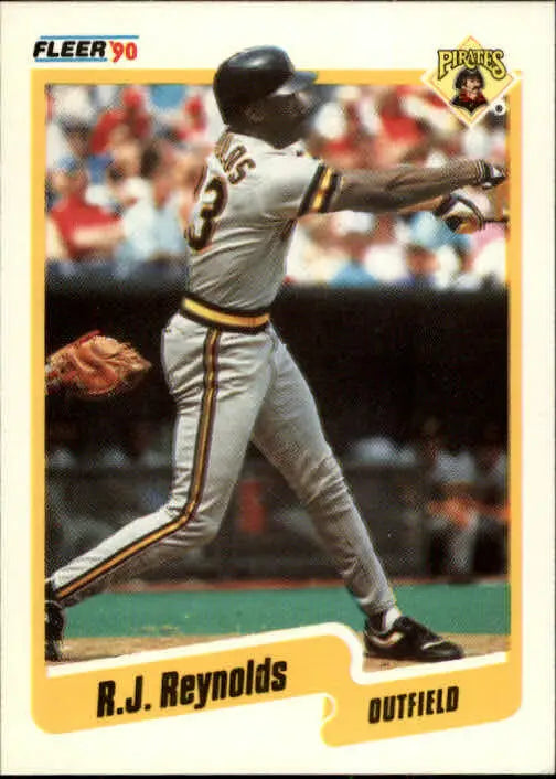 1990 R.J. Reynolds Fleer Baseball Card #478 - Baseball Card Single
