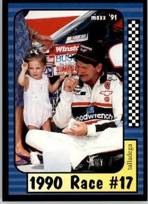 1990 Race #17 Talladega - 1991 Maxx - #187 - Racing - Racing Card Single