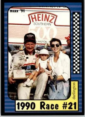 1990 Race #21 Darlington - 1991 Maxx - #191 - Racing - Racing Card Single