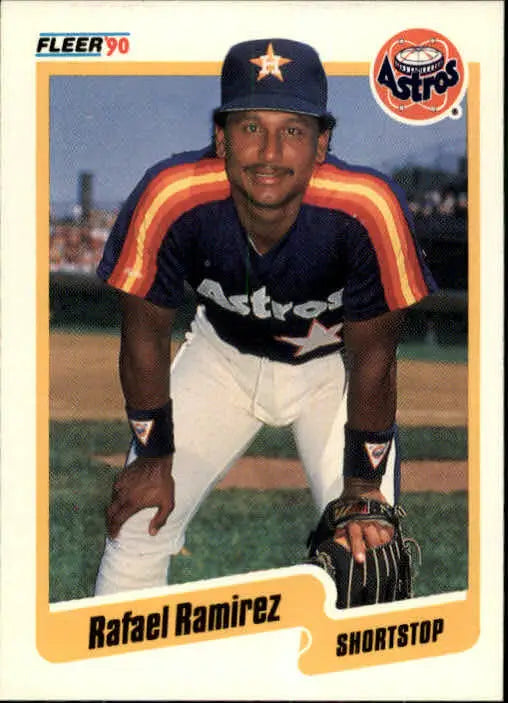 1990 Rafael Ramirez Fleer Baseball Card #234 - Baseball Card Single