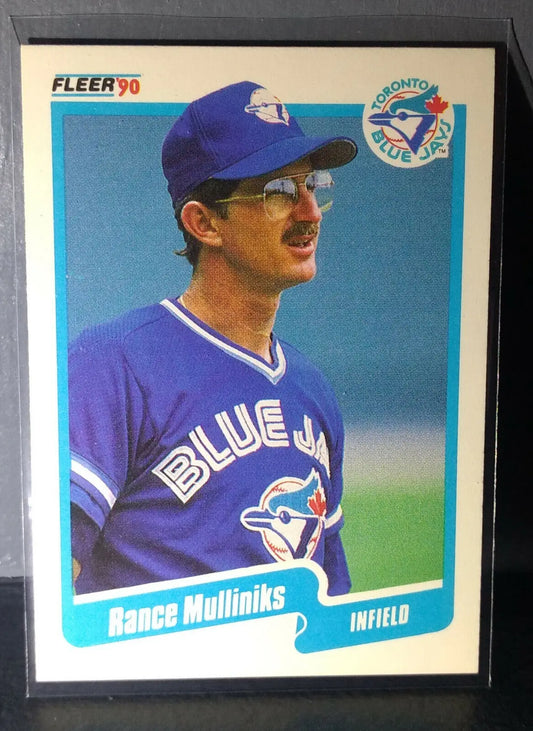 1990 Rance Mulliniks Fleer Baseball Card #91 - Baseball Card Single
