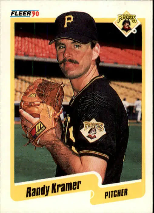 1990 Randy Kramer Fleer Baseball Card #471 - Baseball Card Single