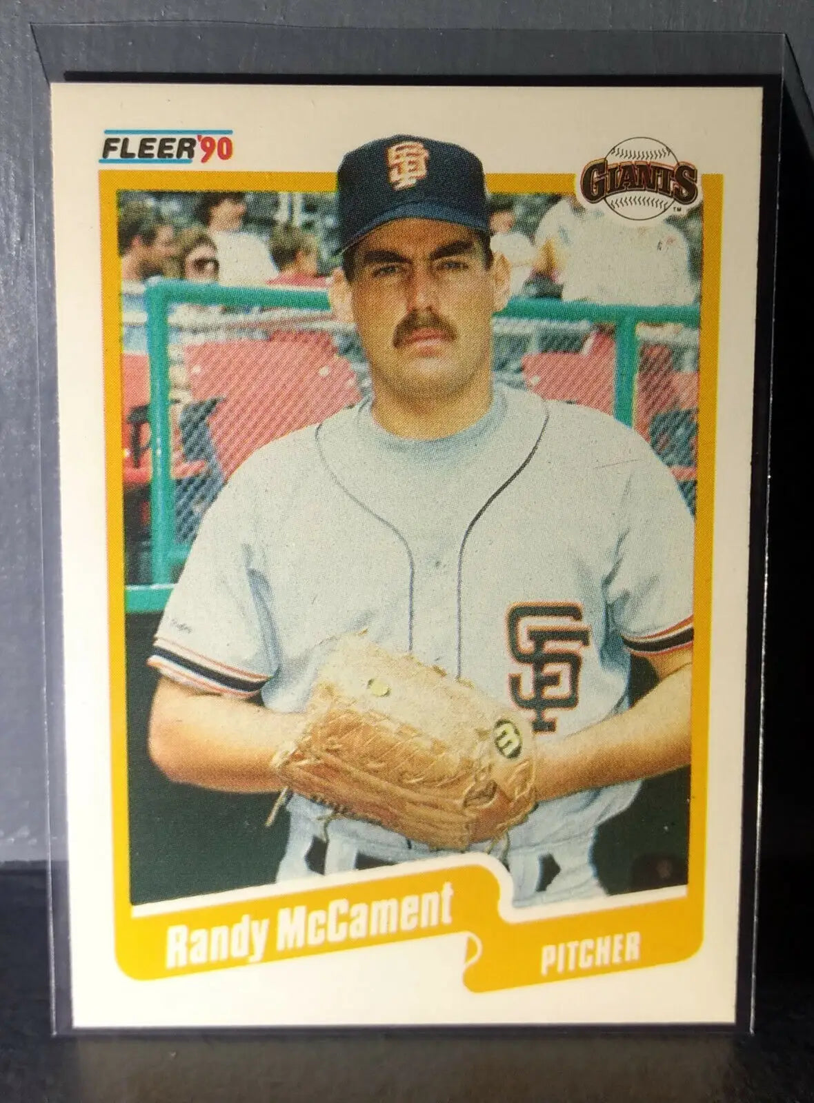 1990 Randy McCament Fleer Baseball Card #64 - Baseball Card Single