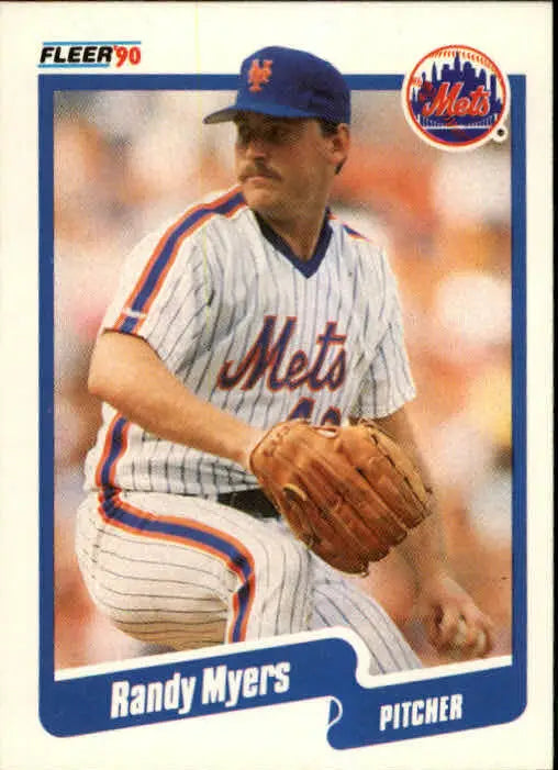 1990 Randy Myers Fleer Baseball Card #213 - Baseball Card Single