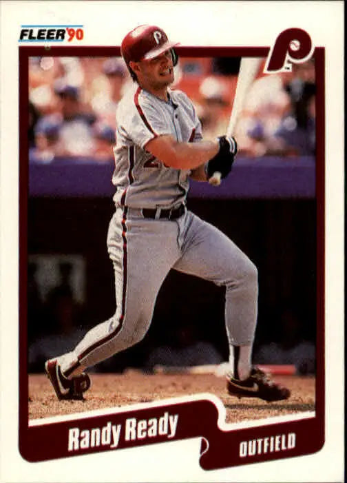 1990 Randy Ready Fleer Baseball Card #571 - Baseball Card Single