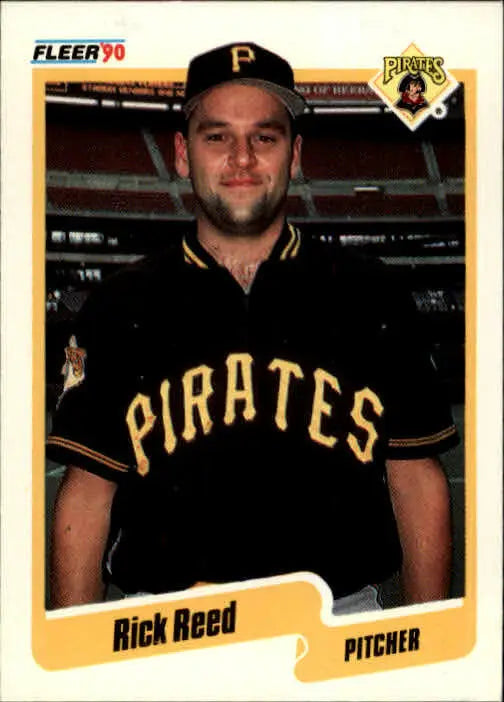 1990 Rick Reed Fleer Baseball Card #477 - Baseball Card Single