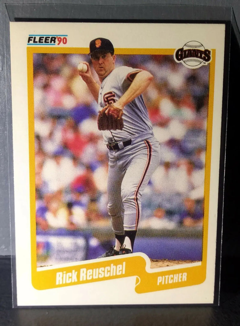 1990 Rick Reuschel Fleer Baseball Card #68