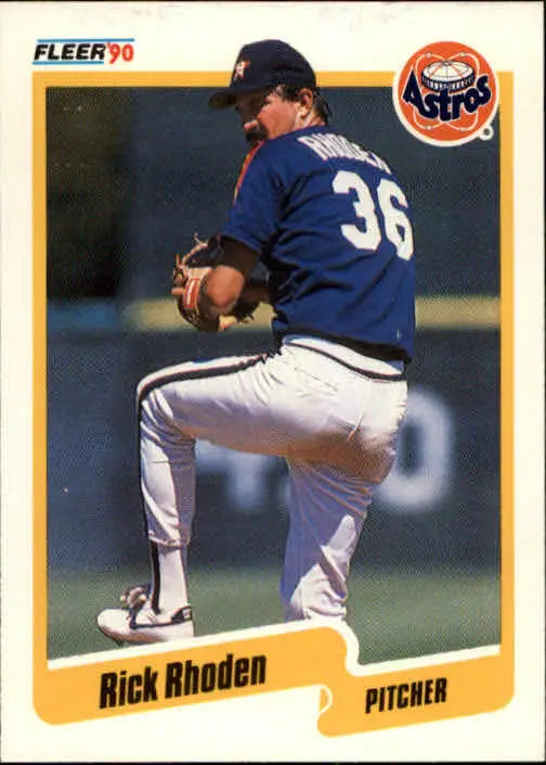 1990 Rick Rhoden Fleer Baseball Card #235 - Baseball Card Single