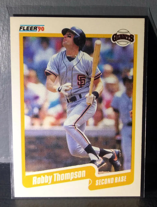 1990 Robby Thompson Fleer Baseball Card #73 - Baseball Card Single