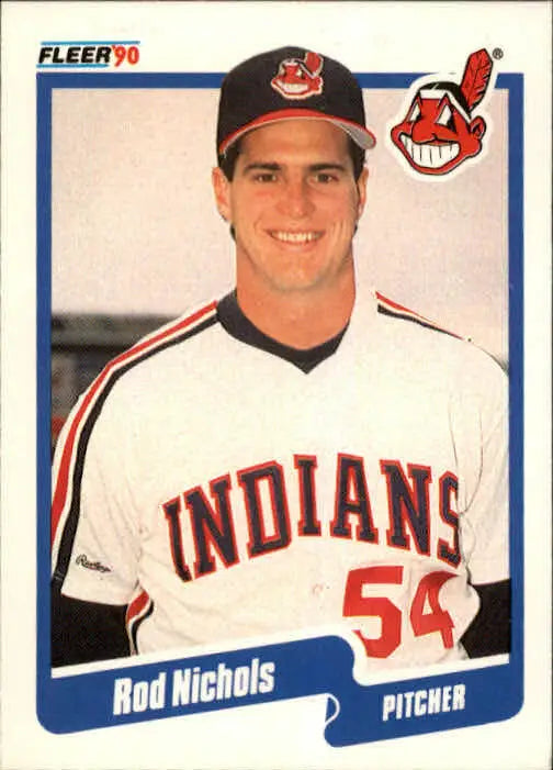 1990 Rod Nichols Fleer Baseball Card #497 - Baseball Card Single
