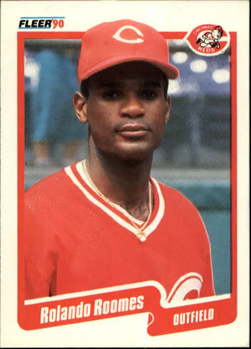 1990 Rolando Roomes Fleer Baseball Card #432 - Baseball Card Single