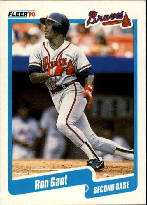 1990 Ron Gant Fleer Baseball Card #582 - Baseball Card Single