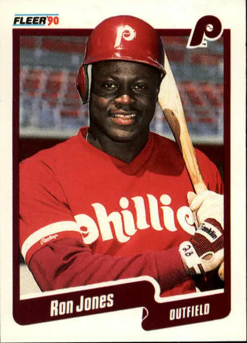 1990 Ron Jones Fleer Baseball Card #563 - Baseball Card Single
