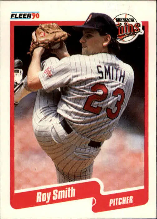 1990 Roy Smith Fleer Baseball Card #386 - Baseball Card Single