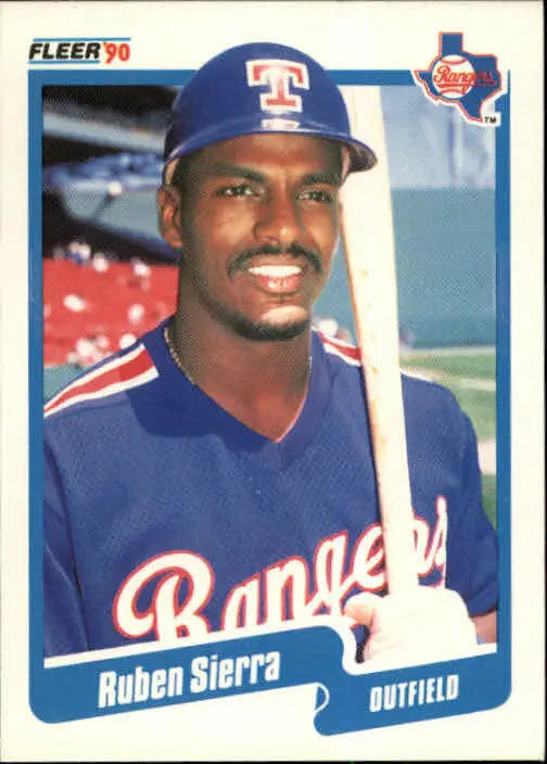 1990 Ruben Sierra Fleer Baseball Card #314