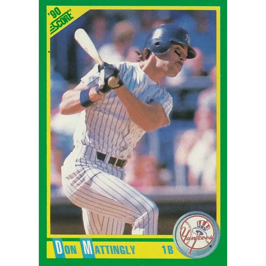 1990 Score #1 Don Mattingly NM-MT New York Yankees Baseball Card - Baseball Card Single